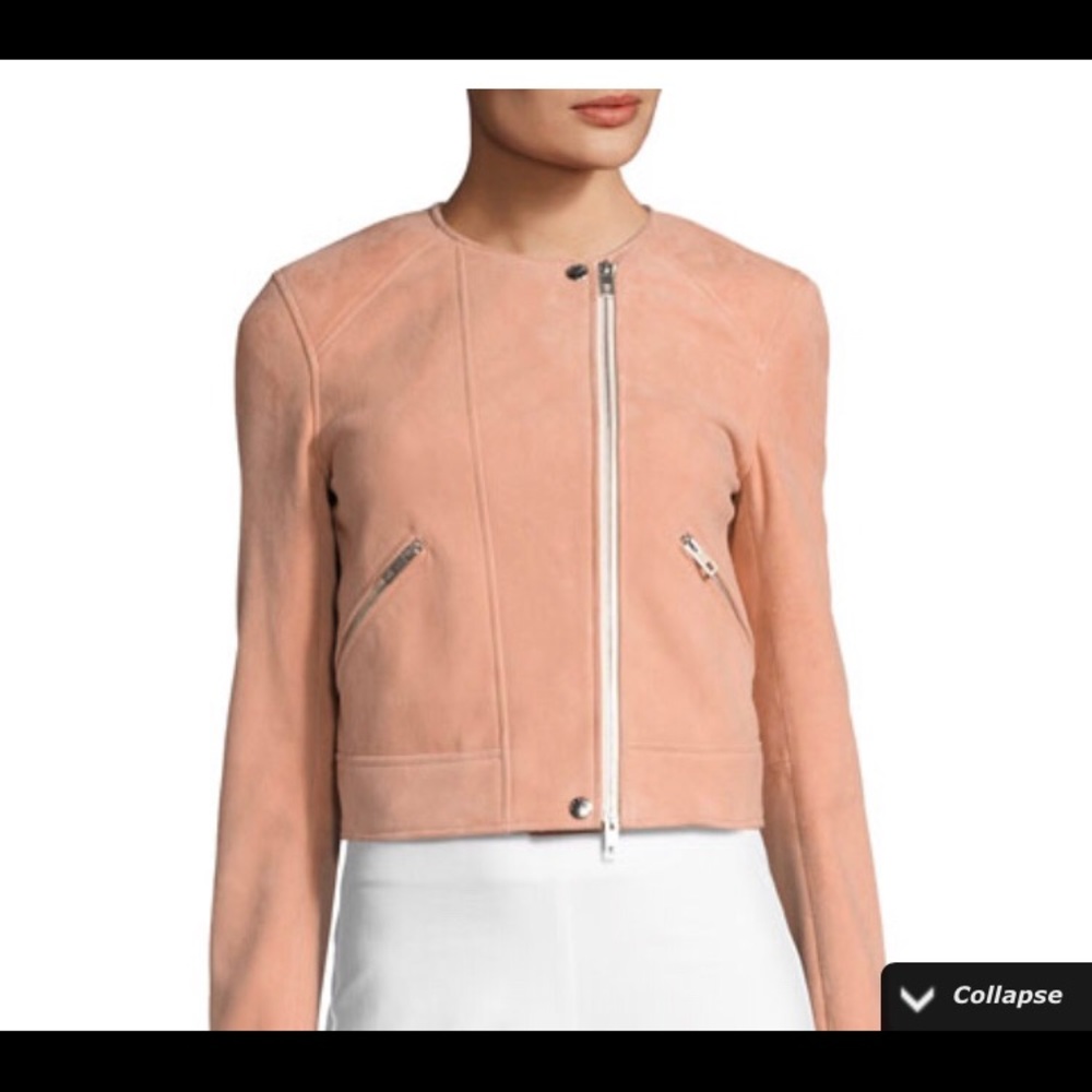 Women's Rag & Bone Pink Suede Jacket